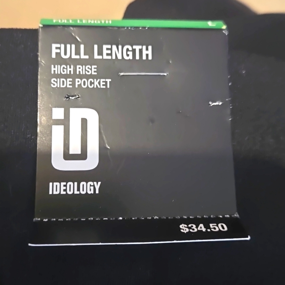 Ideology pocketed compression styled leggings, NEW - Picture 4 of 11